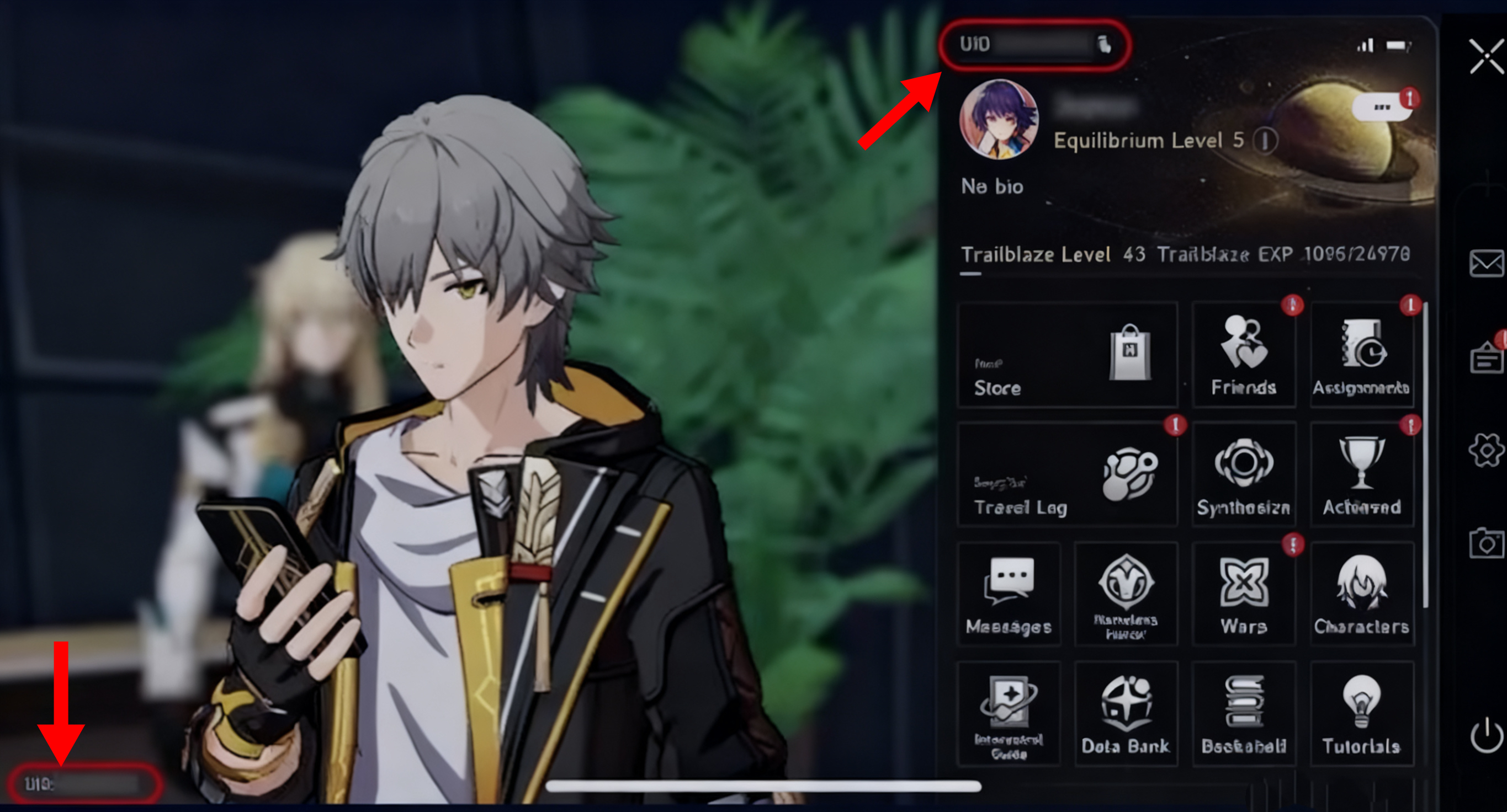 How to obtain the Star Rail (HSR) UID in the game?